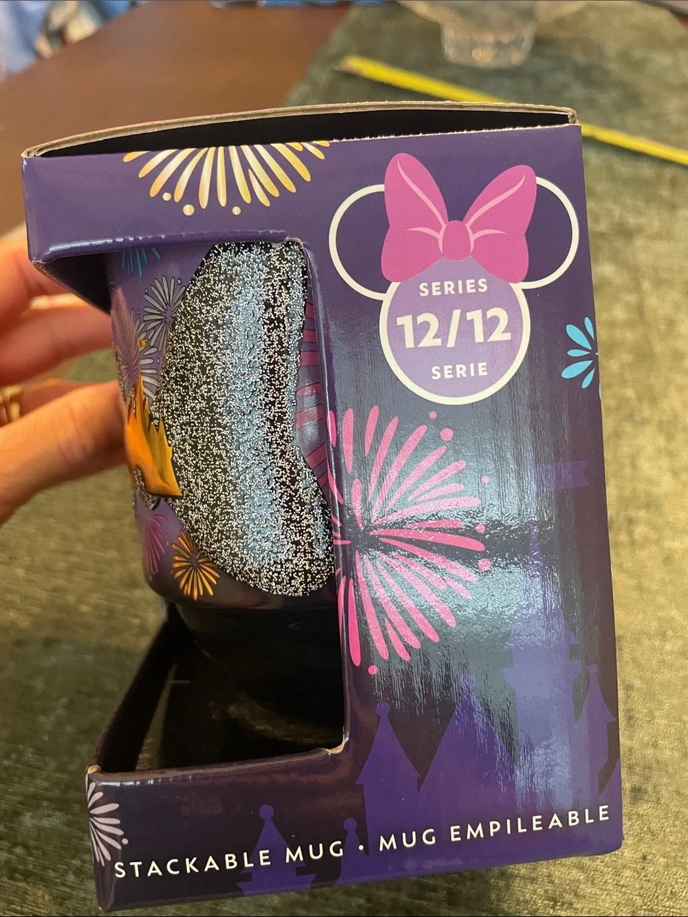 Disney Glitter Castle Mug.  The Main Attraction Series, number 12/12.